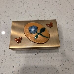 Bass Jewerly Box with Floral Design